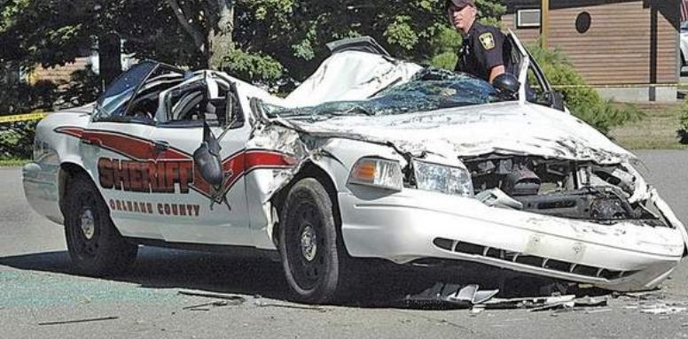 Police Car Wreck  Tractor V Car  Diminished Value Car Appraisal