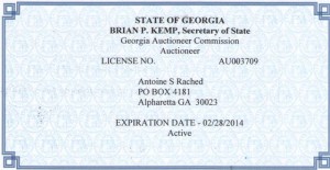 Auction License 2014