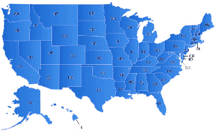AUTO APPRAISER USA MAP