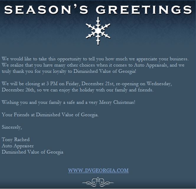 Seasons Greetings 2012