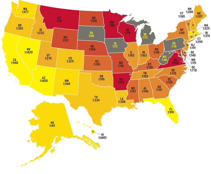 deer accidents in america stats