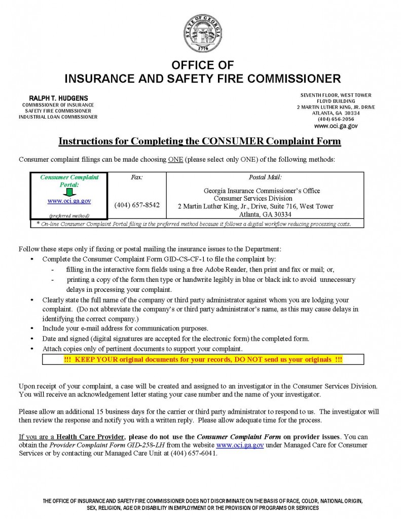 Insurance-Commissioner-Complaint-Georgia_Page_1