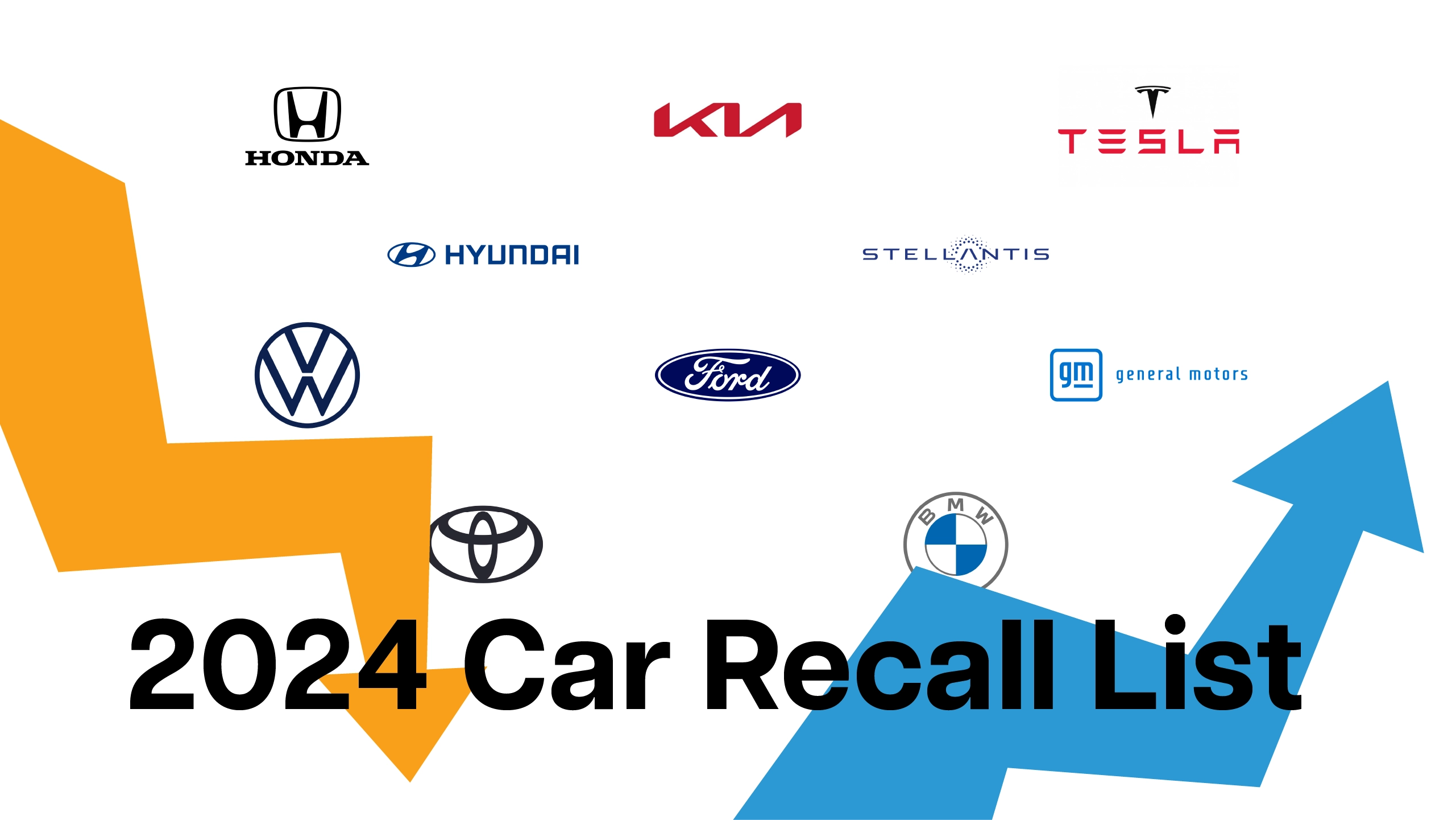 2024 Cars Recall List: All Top 10 Brand Logos