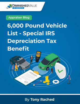 6000 Pound Vehicle List - Special IRS Depreciation Tax Benefit