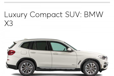 Best Luxury SUV 2018 BMW X3