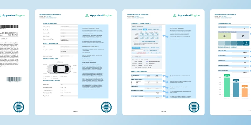 Appraisal Engine Vehicle Appraisal Report