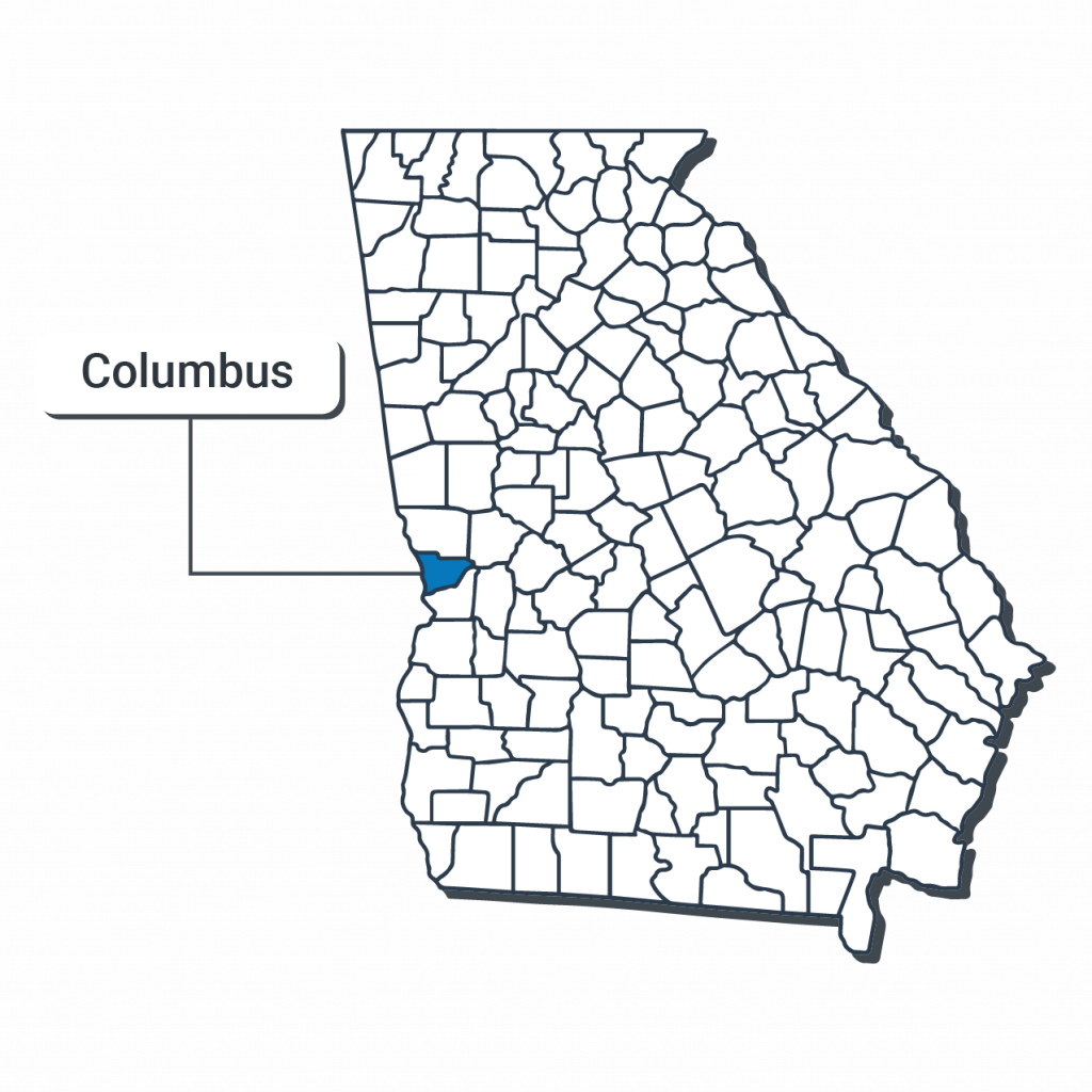 Columbus Map illustration