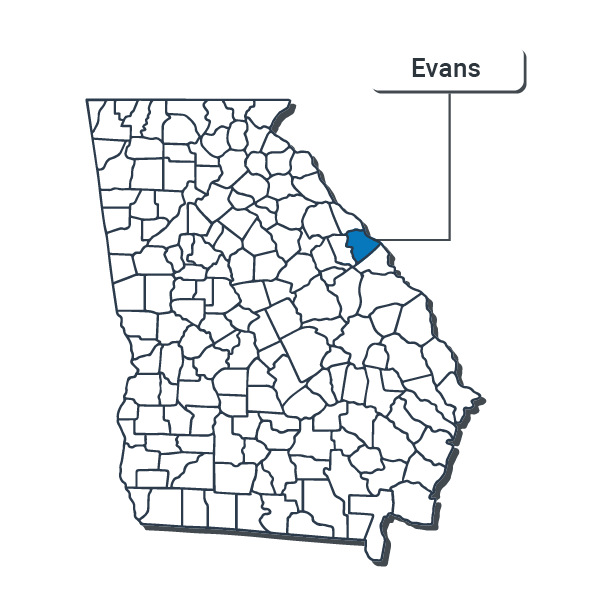 Evans Map Illustration