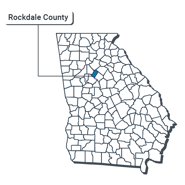 Rockdale County- -Map Illustration v2