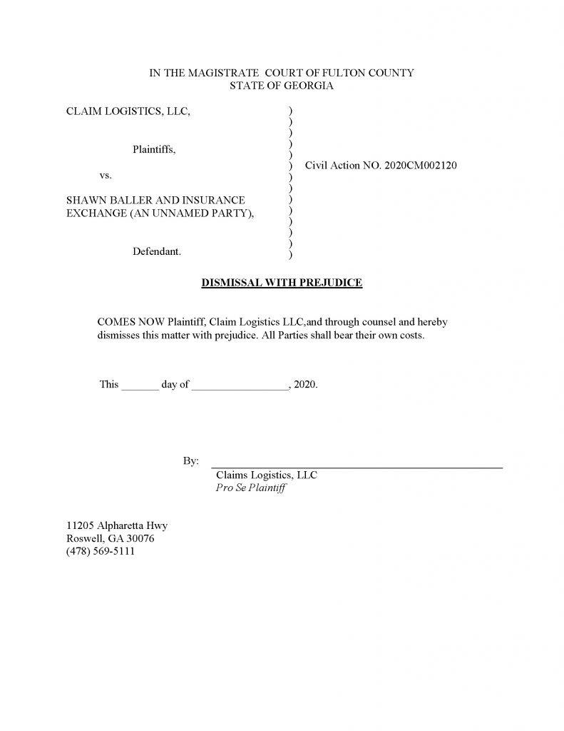Sample Motion To Dismiss Georgia PDF DVGA