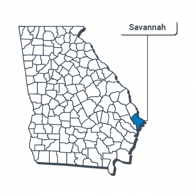 Savannah County- -Map Illustration