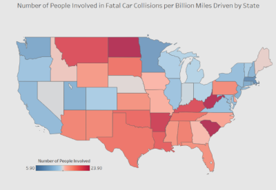 States Ranked by Worst Drivers, Car Accidents and Fatalities ...