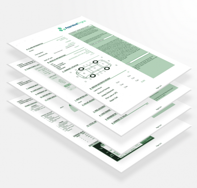 Image of 3 pages of the diminished value of georgia appraisal report