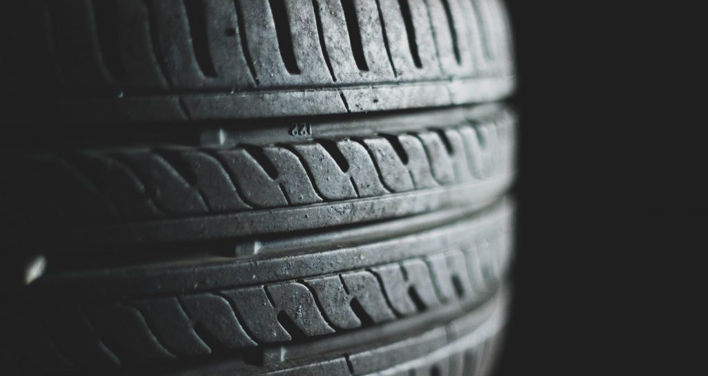 close picture of a tire